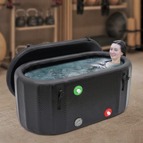Ice bath tub for athletes - ice,