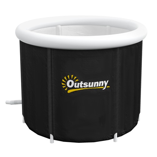 Outsunny black portable - black,