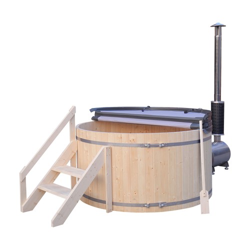 Aleko pine hot tub - hot, and