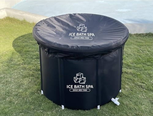 Ice bath tub cold - cold, water